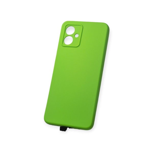 Capinha Aveludada Para Motorola G14 Verde Claro