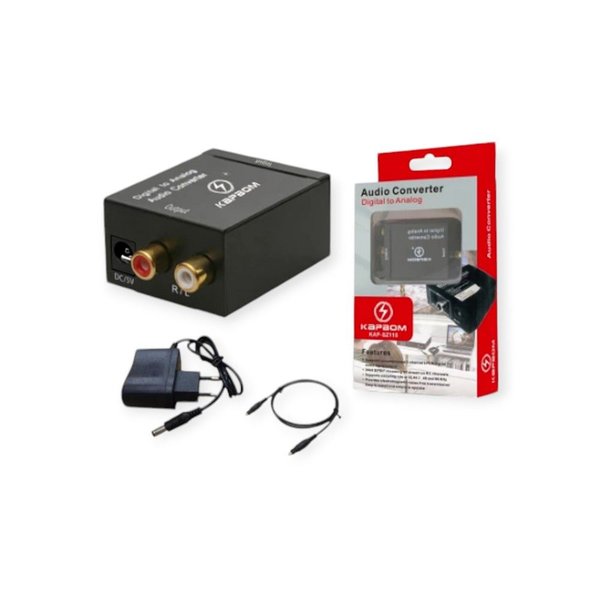 áudio óptico Adaptador Rca Optico Digital Audio óptico Adaptador