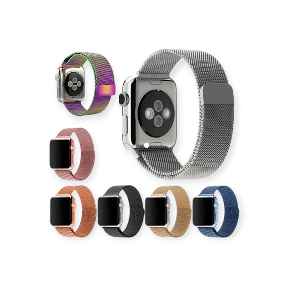 Pulseira Para Apple watch 38 40 41 Mm Milanes