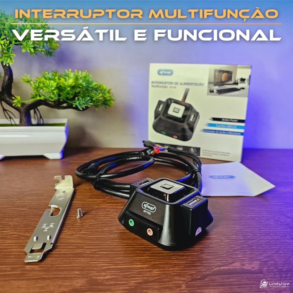 Hub Multifunção Knup KP T85 para Eletrônicos