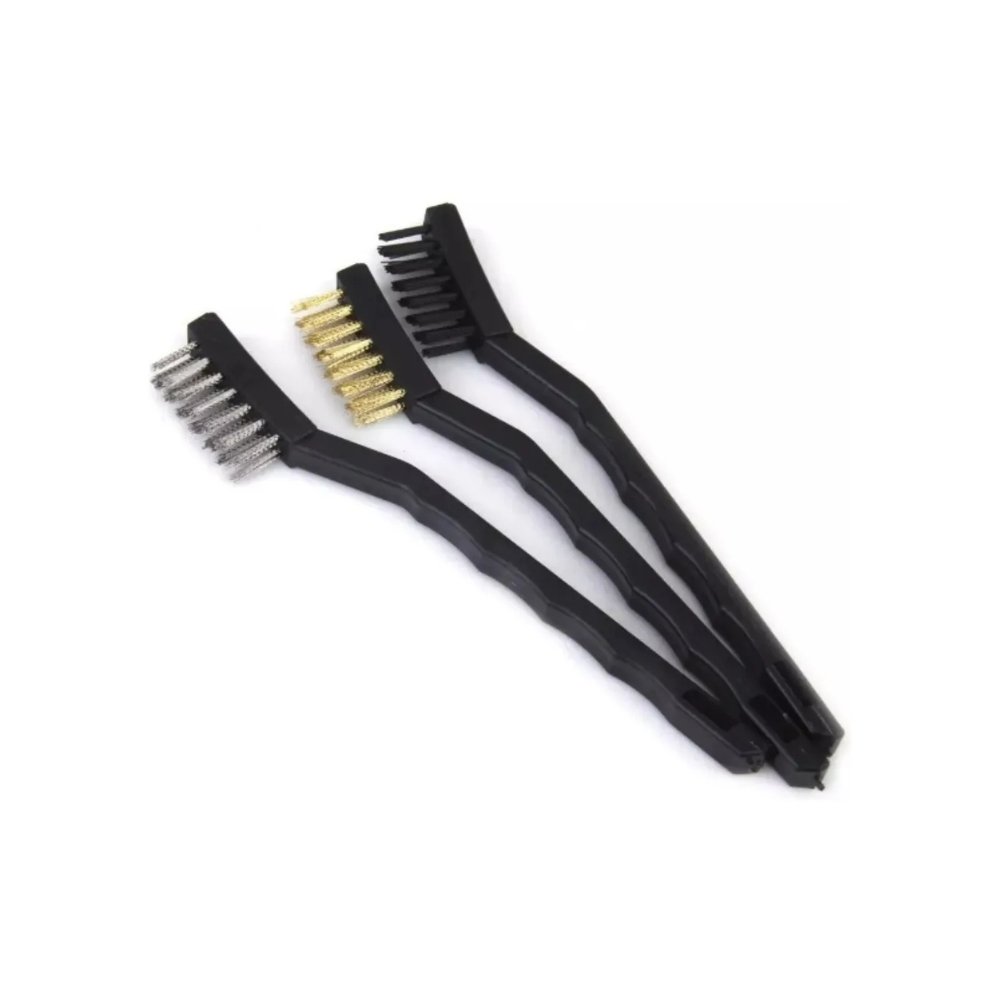 Kit Pincel Antiestático ESD 3x1 para Eletrônicos