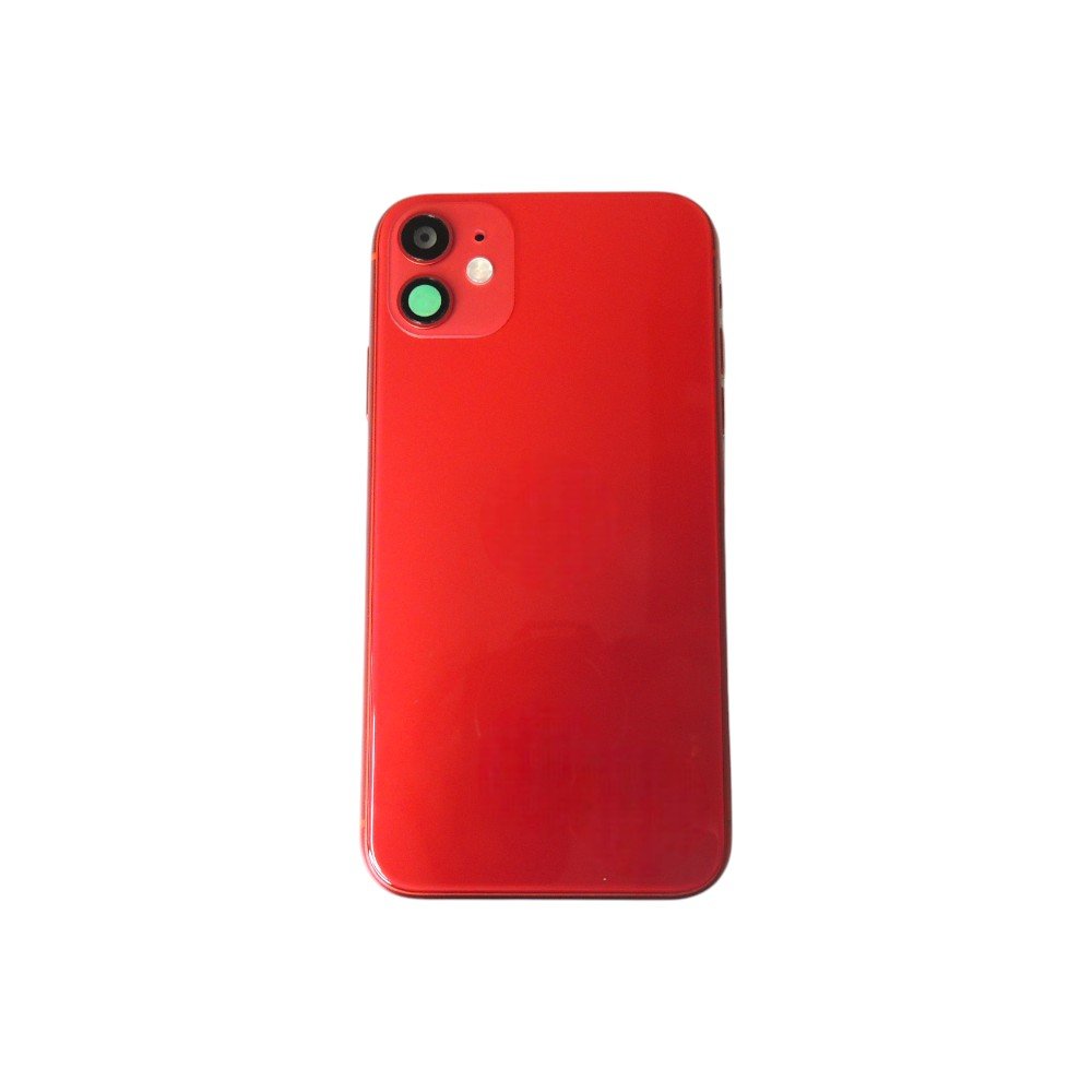 Carcaca Aro Completa Para iPhone 11 Vermelha