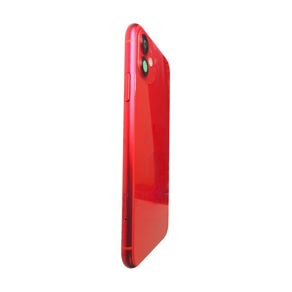 Carcaca Aro Completa Para iPhone 11 Vermelha