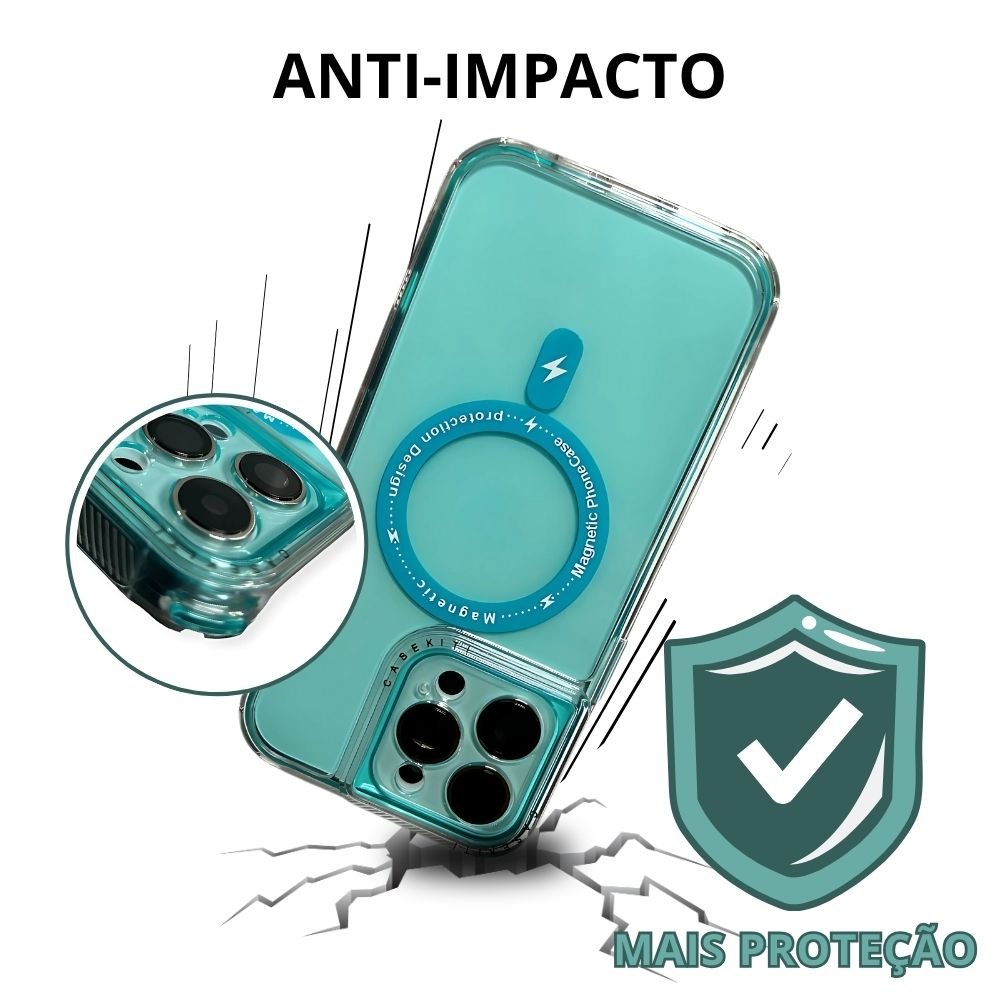 Capinha Space 3 Magnética Para iPhone 12 Pro Max Azul