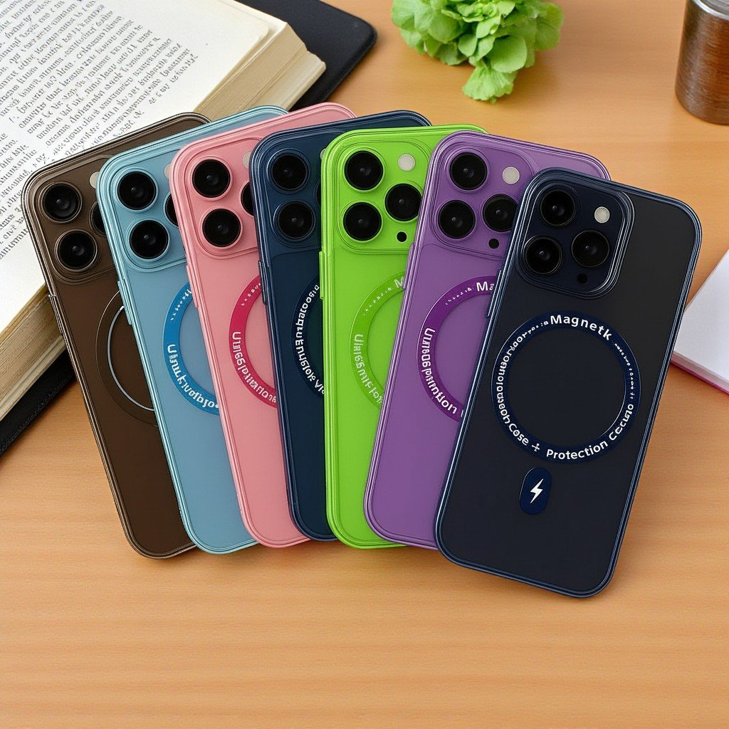 Capinha Space Magnética Para iPhone 15 Pro Max Transparente